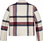 Tommy Hilfiger - Check Peacoat Jas - ivory