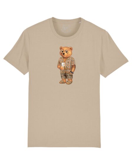 Baron Filou - Rooftop Clubber Tshirt - sand brown