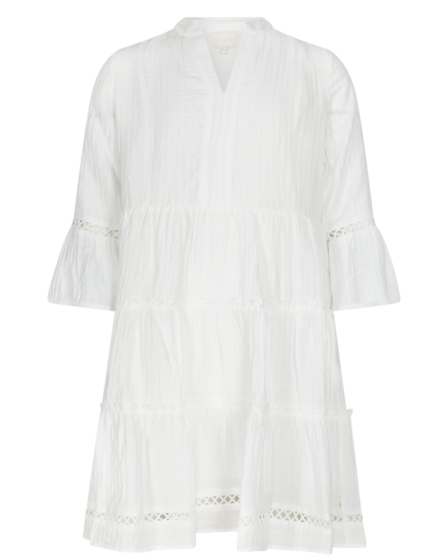 Ai&Ko - Kampur Broderie dress - wit
