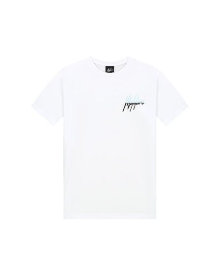 Malelions - Captain Split T-Shirt - Wit