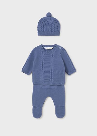 Mayoral - 3Delige Knit Set - blue