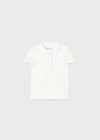 Mayoral - Polo shirtje - off white