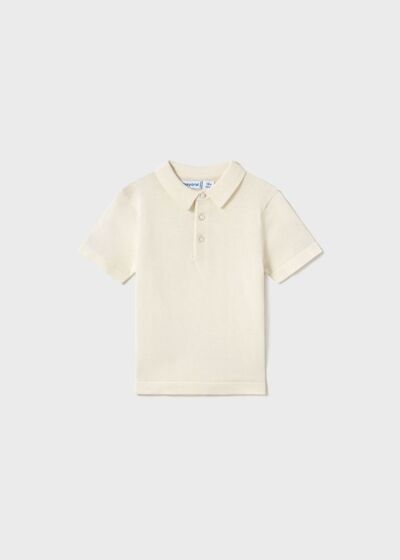 Mayoral - Knit Polo Shirt - Beige