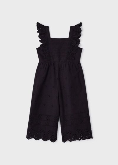 Mayoral - Broderie Jumpsuit - black