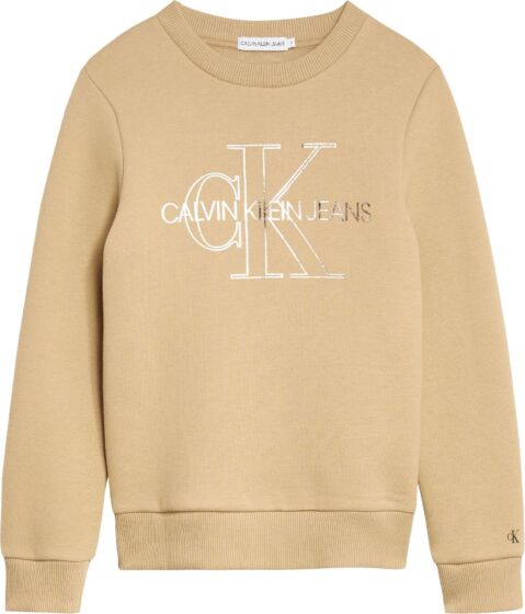 Calvin Klein - Monogram Outline Sweater - brown