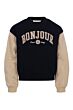 Looxs 10sixteen - Sweater Bonjour - black