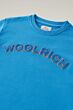 Woolrich - Varsity logo crewneck - campanula