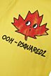 DSQUARED2 - Ooh Tshirt Leaf - yellow