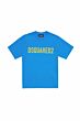 DSQUARED2 - Colorblock Tshirt - blue/yellow