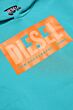 Diesel - Smiley hoodie turquoise