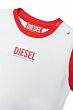 Diesel - Tshirt mtanteb - white/red