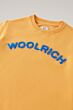 Woolrich - Varsity logo crewneck - fire yellow