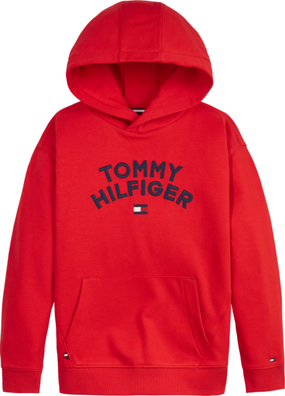 Tommy Hilfiger - Flag Hoodie - red
