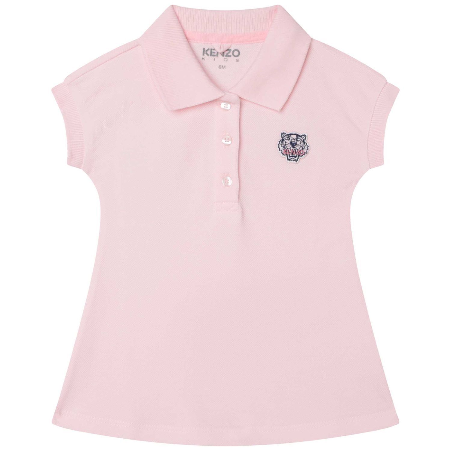 vice versa Gevestigde theorie Ligatie Kenzo - Polo Dress - pale pink online kopen bij Prisca Kindermode en  Tienermode. K92033/44D Prisca junior