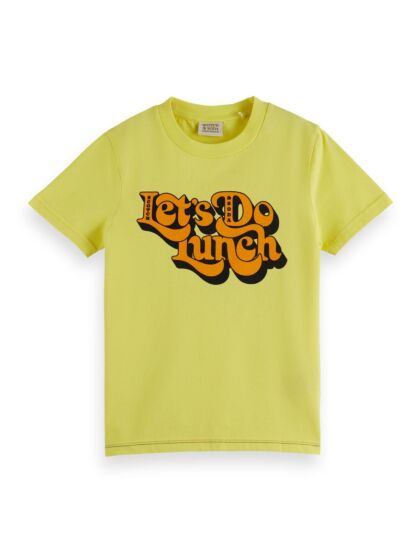 Scotch&Soda - Tshirt Lunch - yellow