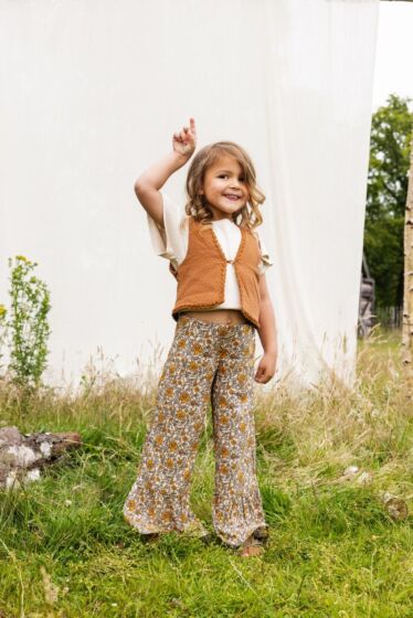 Looxs Little - Wijde Broek Flower - Multicolor