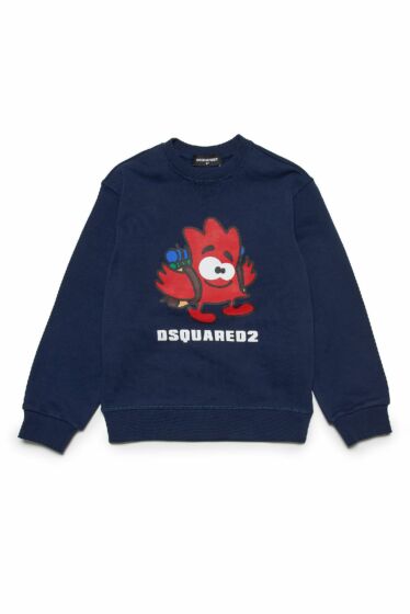 Dsquared2 - Relax Sweater Graphic - dark blue
