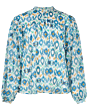 Ai&Ko - Ulla Ikat Blouse - sky blue