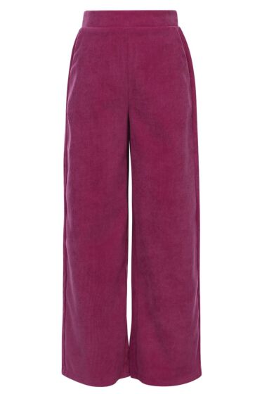 Looxs 10sixteen - Wide Leg Corduroy Pants - orchid