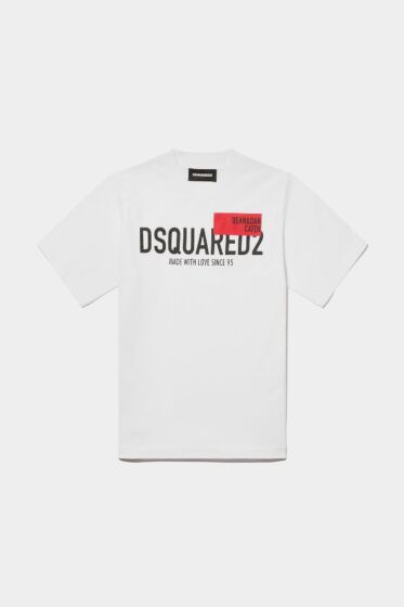 DSQUARED2 - Slouch Fit Maglietta t-shirt - white