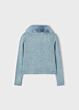 Mayoral - Knit Vest Faux Fur - blue