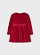 Mayoral - Velvet Dress - red