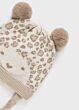 Mayoral - 2Delige Muts Set Leopard - brown/beige