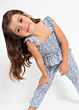 Mayoral - Smock Top print - blue/white