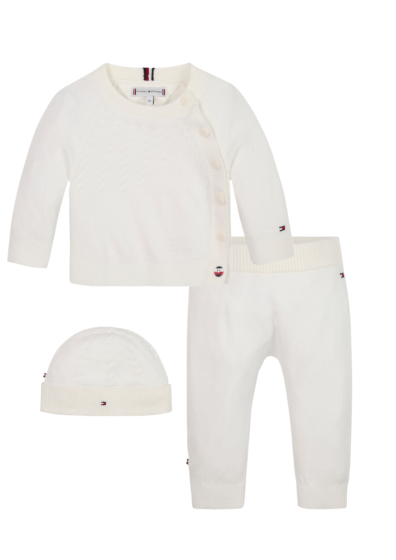 Tommy Hilfiger - 3-Delig Knit Set - white