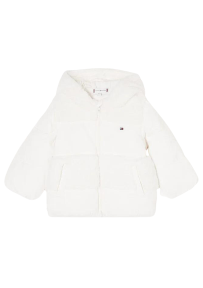 Tommy Hilfiger - Baby Teddy Mix Jacket - offwhite 