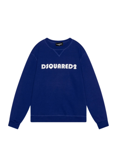 Dsquared2 - Relax Felpa Sweater - Kobalt Blauw