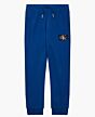 Calvin Klein - Badge Rib sweatpants - naval blue