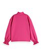 Scotch&Soda - high neck half zip sweater - pink