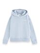 Scotch&Soda - organic cotton hoodie - lichtblauw