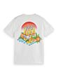 Scotch&Soda - Tshirt Spicy Orange - white