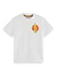 Scotch&Soda - Tshirt Spicy Orange - white