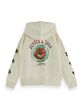Scotch&Soda - Hoodie Picknick Pencil artwork - wit