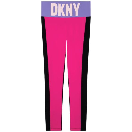 DKNY - Tracksuit Legging - pink/lilac/black