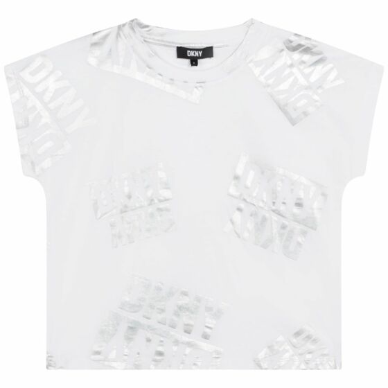 DKNY - Tshirt silver galaxy - white