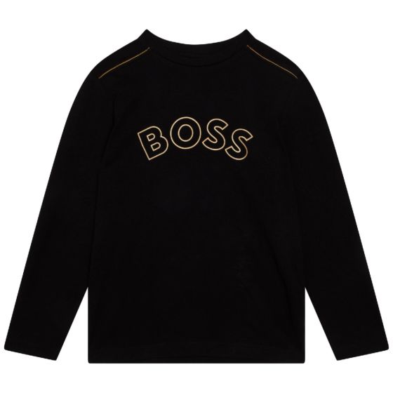 Boss - Longsleeved shirt Gold - black
