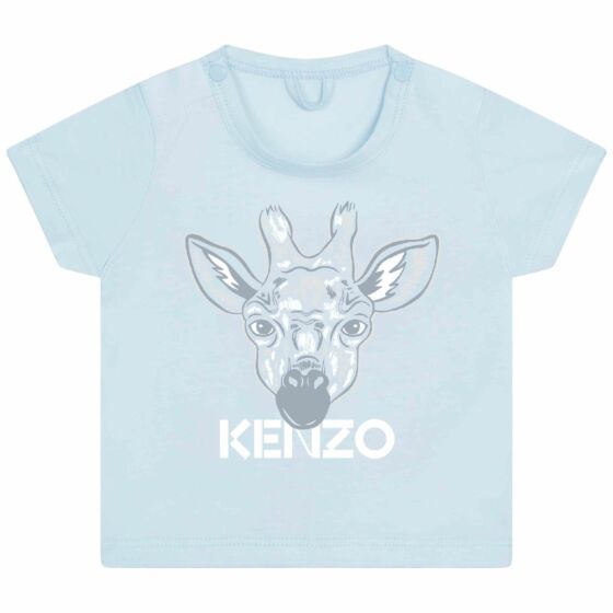 Kenzo - Tshirt Giraf - pale blue