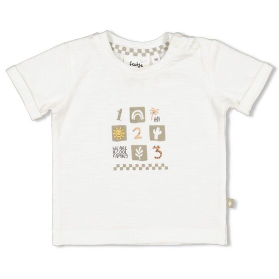 Feetje - T-Shirt Cool Family - Offwhite