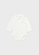 Mayoral - Longsleeve Romper - white
