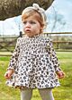 Mayoral - Smock Jurkje Leopard  - beige 