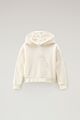 Woolrich - Hoodie Logo Sheep girl - milky cream