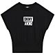 DKNY - Tshirt wide sleeve logo - black