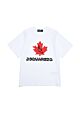 DSQUARED2- Tshirt Logo swirl - white