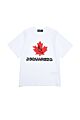 DSQUARED2- Tshirt Logo swirl - white