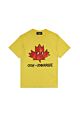 DSQUARED2 - Ooh Tshirt Leaf - yellow