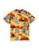 Scotch&Soda - TShirt Sky - blue orange